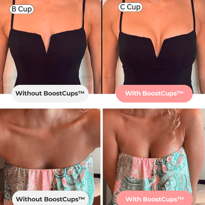 BoostCups™ - Double-sided adhesive push-up pads